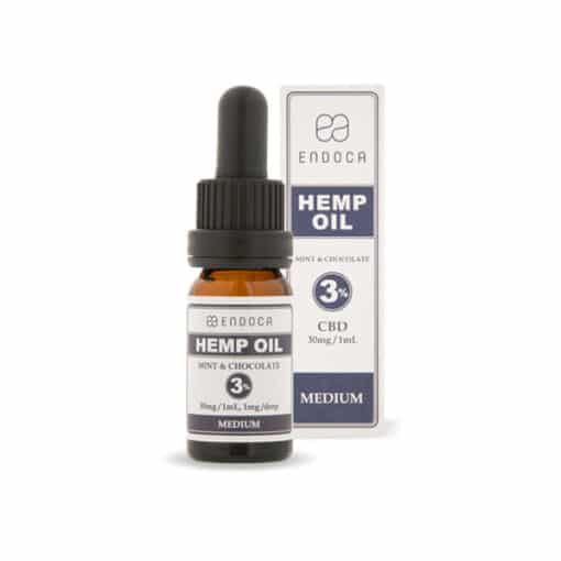 Endoca 300Mg Cbd Hemp Oil Drops Mint &Amp; Chocolate - 10Ml
