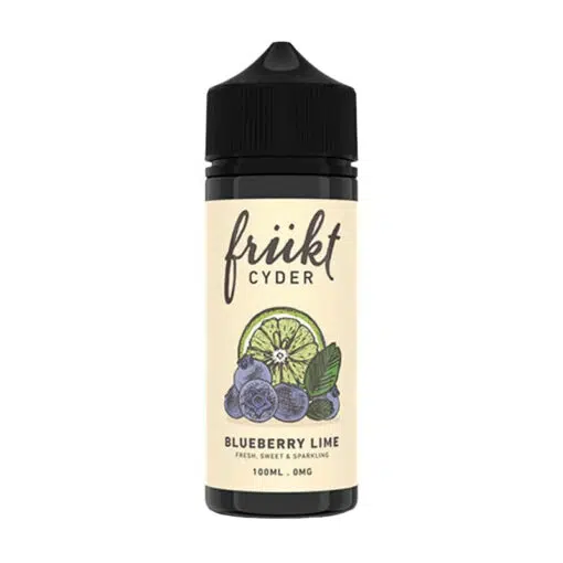 Frukt Cyder Blueberry Lime 100Ml Eliquid Short Fill 0Mg