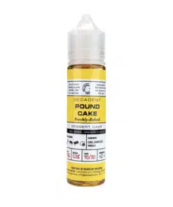 Pound Cake 50ml Eliquid By Glas Basix Series