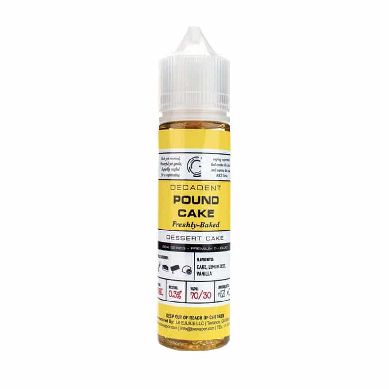 Pound Cake 50ml Short Fill By Glas Basix E-Liquids UK