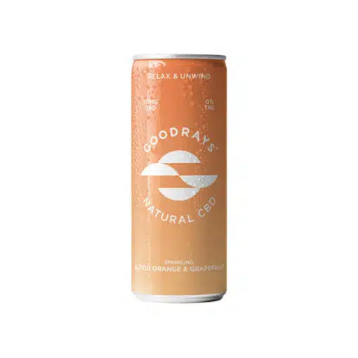 Goodrays 30Mg Cbd Blood Orange &Amp; Grapefruit Seltzer 250Ml