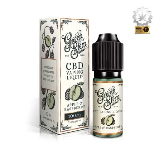 Apple &Amp; Raspberry Cbd Vape Liquid 100Mg Bottle