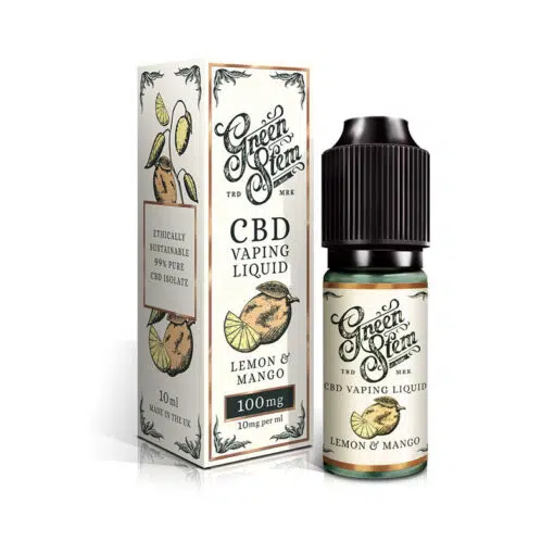 Lemon &Amp; Mango Cbd Vape Liquid 100Mg Bottle