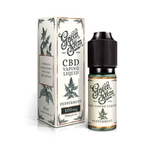 Peppermint Cbd Vape Liquid 100Mg Bottle