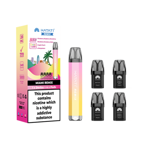 Hayati Remix 4In1 2400 Pod Kit Miami Remix