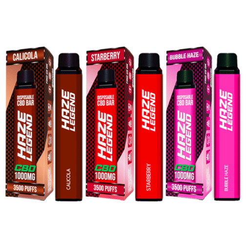 Haze Legend 1000Mg Cbd Disposable Vape Device 3500 Puffs