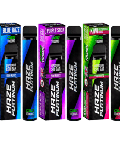 Haze Platinum 1000mg CBD Disposable Vape Device 1500 Puffs