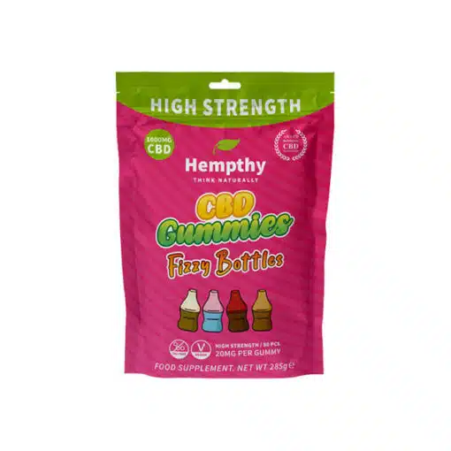 Hempthy 1000Mg Cbd Fizzy Bottles Gummies - 50 Pieces
