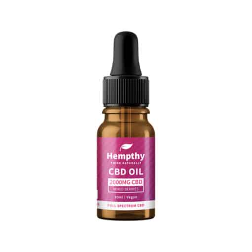 Hempthy 2000Mg Cbd Oil Full Spectrum Mixed Berries - 10Ml