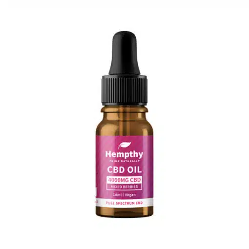 Hempthy 4000Mg Cbd Oil Full Spectrum Mixed Berries - 10Ml