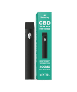 Hempthy 400mg CBD Disposable Vape Pen 600 Puffs