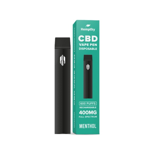 Hempthy 400Mg Cbd Disposable Vape Pen 600 Puffs