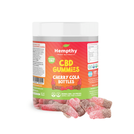 Hempthy 900Mg Cbd Cherry Cola Bottles - 30 Pieces
