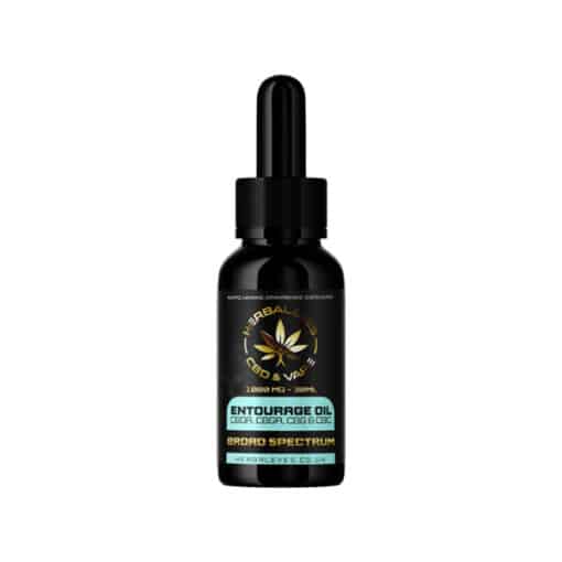 Herbaleyes 1000Mg Major Spectrum Cbda Cbga Cbg &Amp; Cbd Entourage Oil - 30Ml