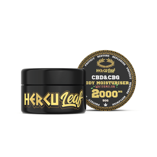 Herculeaf 2000Mg Cbd &Amp; Cbg Body Moisturiser Watermelon - 50Ml