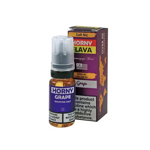 10Ml 20Mg Nicotine Salts Of Grape By Horny Flava Salts