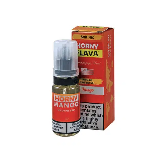 10Ml 20Mg Nicotine Salts Of Mango By Horny Flava Salts