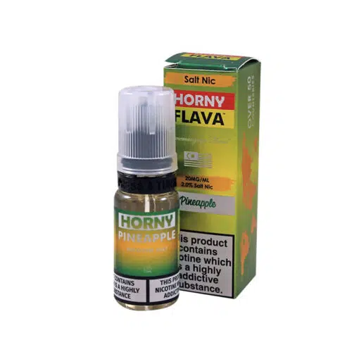 10Ml 20Mg Nicotine Salts Of Pineapple By Horny Flava Salts