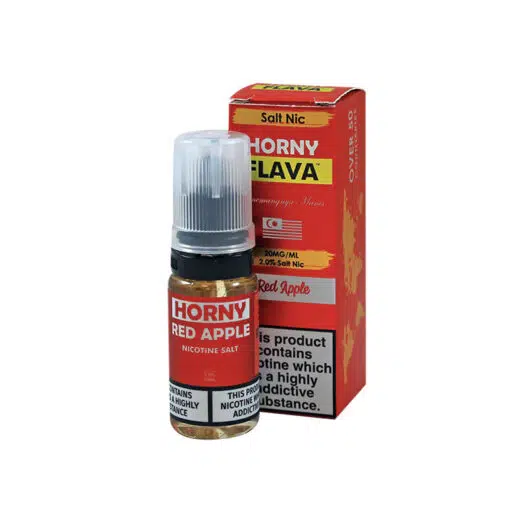 10Ml 20Mg Nicotine Salts Of Red Apple By Horny Flava Salts