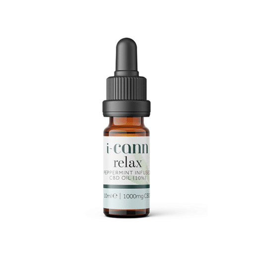I-Cann Relax 10% Peppermint Infused Cbd Oil - 10Ml
