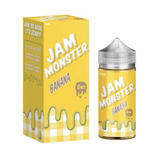 Jam Monster Banana Jam E-Liquid 100Ml Vapejam Monster Banana Jam E-Liquid 100Ml Vape