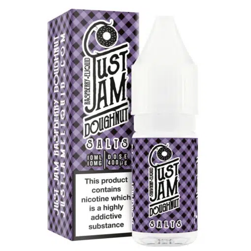 Just Jam Salts - Raspberry Jam Doughnut 10Mg &Amp; 20Mg