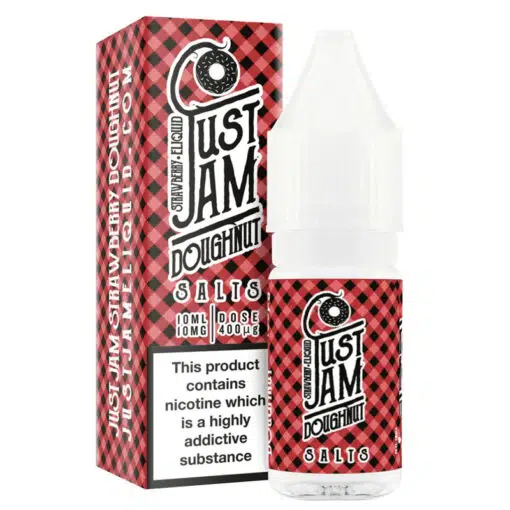 Just Jam Salts - Strawberry Jam Doughnut 10Mg &Amp; 20Mg