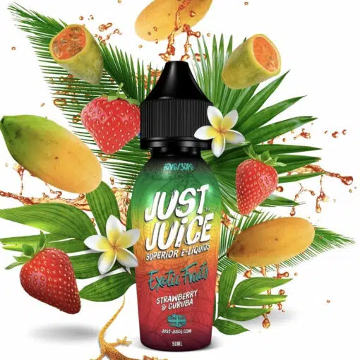 Just Juice Exotic Fruits - Strawberry &Amp; Curuba 50Ml Short Fill