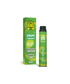 King CBD 15000mg Vape Grape Lemonade 3500 Puff