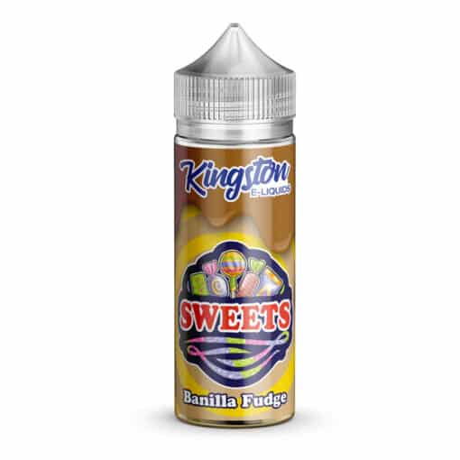 Kingston Banilla Fudge 100Ml 0Mg Short Fill