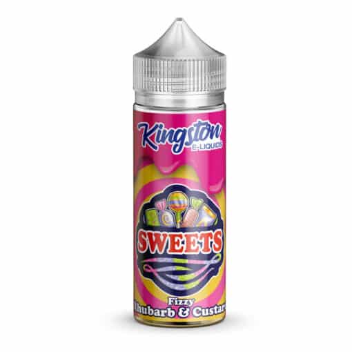 Kingston Fizzy Rhubarb &Amp; Custard 100Ml 0Mg Short Fill