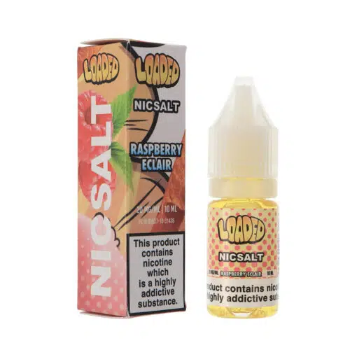 Loaded Nic Salt - Raspberry Eclair 10Ml