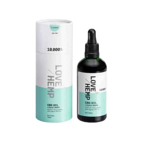 Love Hemp 10000Mg Natural 10% Cbd Oil Drops - 100Ml