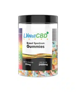LVWell CBD Broad Spectrum 2400mg Fizzy Gummies