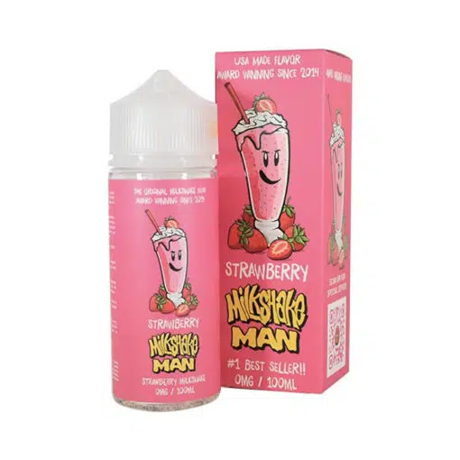 Marina Vape Strawberry Milkshake Man E-Liquid 100Ml