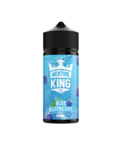 Menthol King 100Ml Short Fills Menthol King Blue Raspberry 100Ml 0Mg