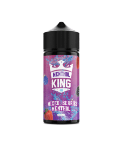 Menthol King 100Ml Short Fills Menthol King Mixed Berries Menthol 100Ml 0Mg