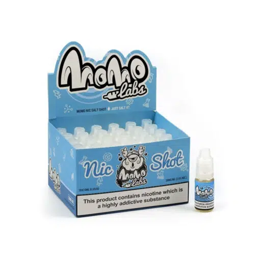 Momo Nic Shot Box Bundle 30 Bottles 18Mg 20Mg