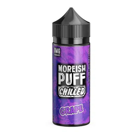 Moreish Puff Chilled - Grape 100Ml 0Mg Short Fill
