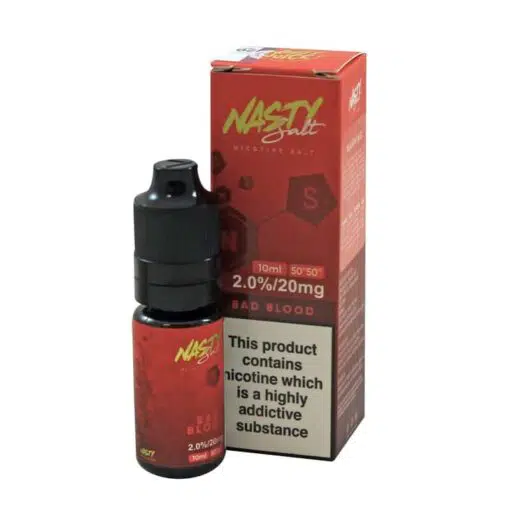 Nasty Juice - Bad Blood Nic Salt 10Mg &Amp; 20Mg