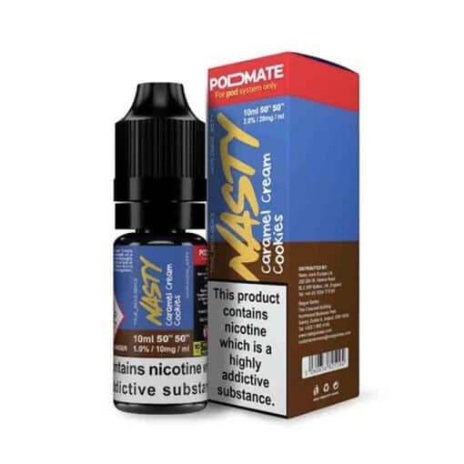 Nasty Juice Salts Pod Mate Caramel Cookies Cream
