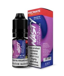 Nasty Juice Salts Pod Mate Grape Mixed Berries