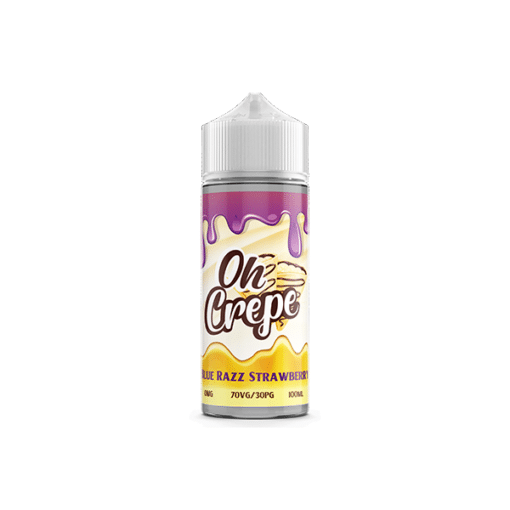Oh Crepe Blue Razz Strawberry 100Ml 0Mg