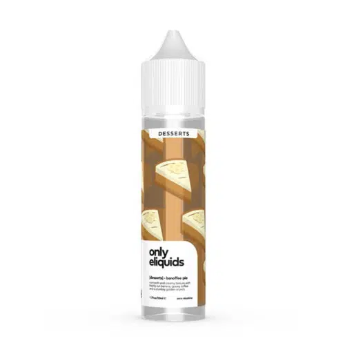 Only Eliquids Desserts - Banoffee Pie 50Ml Short Fill