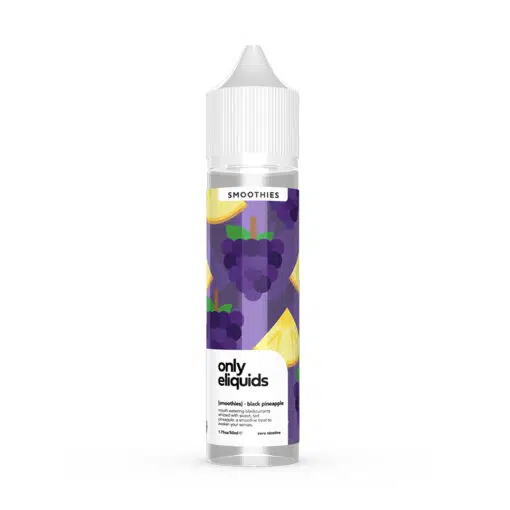 Only Eliquids Smoothies - Black Pineapple 50Ml Short Fill