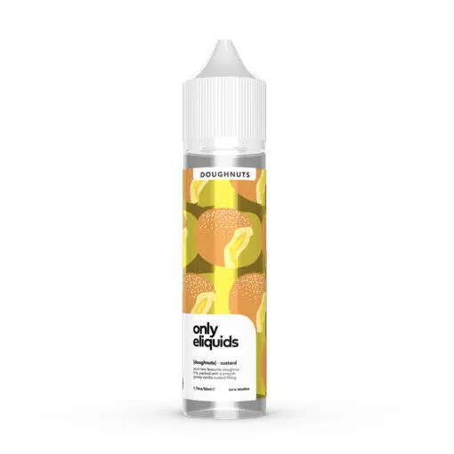 Only Eliquids Doughnuts - Custard 50Ml Short Fill
