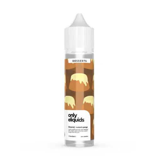 Only Eliquids Desserts - Custard Sponge 50Ml Short Fill