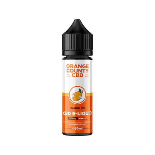 Orange County Cbd 1500Mg Broad Spectrum Cbd E-Liquid 50Ml (60Vg/40Pg)