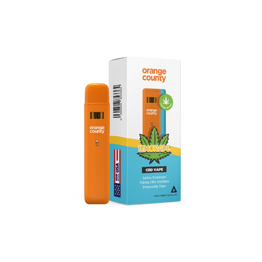 Orange County Disposable Cbd Vape 750Mg Lemonade