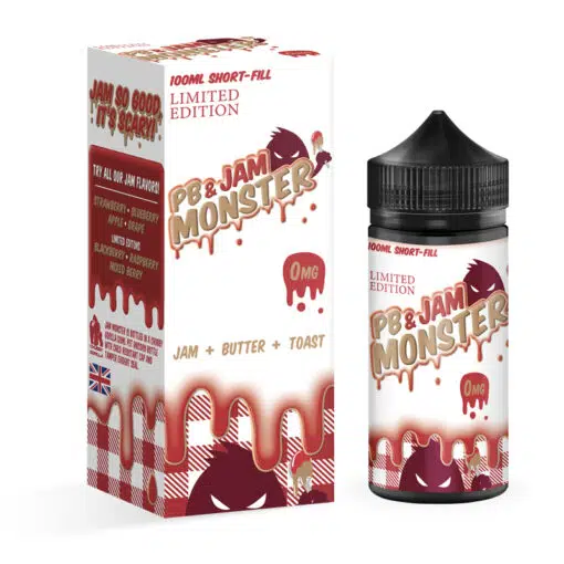 Pb &Amp; Jam Monster Strawberry 100Ml Eliquid